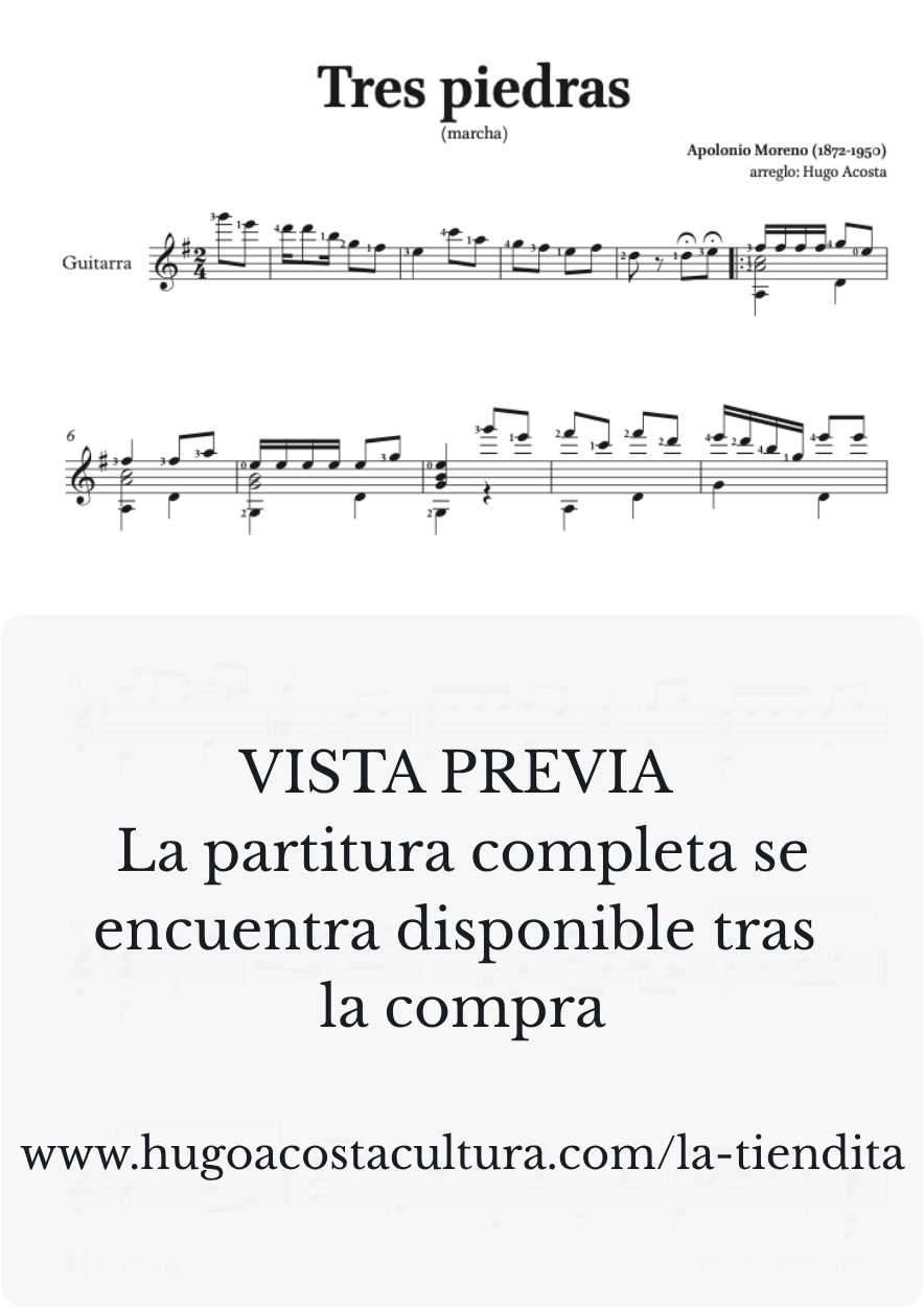 Tres piedras (marcha)